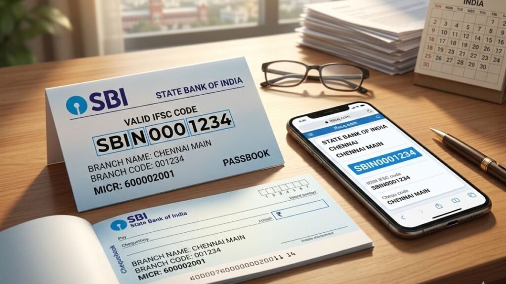 State Bank of India IFSC Code Structure SBIN0001234